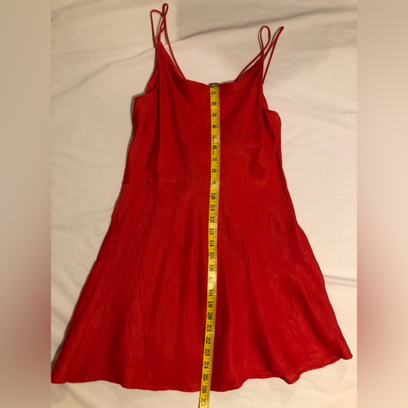 Zara orange slip dress with spaghetti straps, XL - Picture 8 of 11